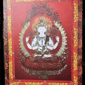 仿唐卡細鋁掛軸